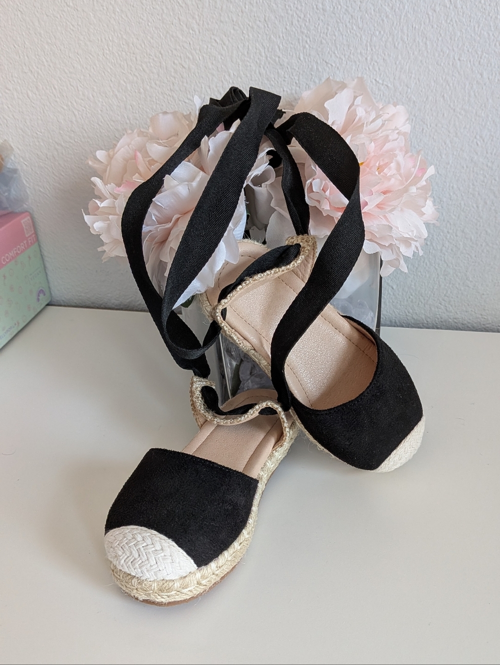3/$30 New Size 9 Lace Up Ballet Espadrille Sandals